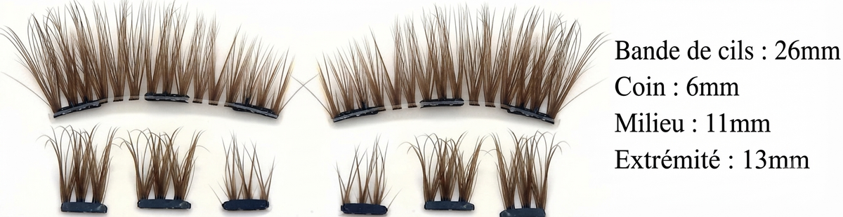 CILS MAGNETIQUES : LILI - BROWN